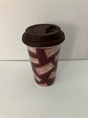 Hershey's Branded Brown Travel Mug with Lid